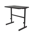 thumbnail image 2 of Correll CST 24" x 36" Metal Adjustable Standing Workstation in Driftwood, 2 of 7