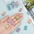 thumbnail image 3 of 18Pcs Tarot Charms Tarot Card Charm Plating Rainbow Color ouijas Rectangle Flat Alloy The Sun Star Moon Charms, 3 of 9