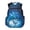 Blue Butterfly Print, variant on Purple Axolotl Print Kids School Backpack 17 Inch Large Capacity Cute Bookbag Breathable with Adjustable Padded Straps Multi Pockets for Girls Teens Age 6+