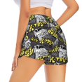 thumbnail image 4 of Picia White Retro Off-Road Vehicle Pattern Women's 2 in 1 Athletic Running Shorts High Waisted Workout Casual Gym Sweat Shorts with Comfy Liner Zipper Pockets-X-Large, 4 of 9