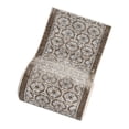 thumbnail image 6 of Well Woven Custom Size Runner - Choose Your Length - Zhera Grey & Golden Rust Moroccan Tile Border 27 Inches Wide x 50 Feet Long Runner (27" x 50' Runner) Rug, 6 of 6