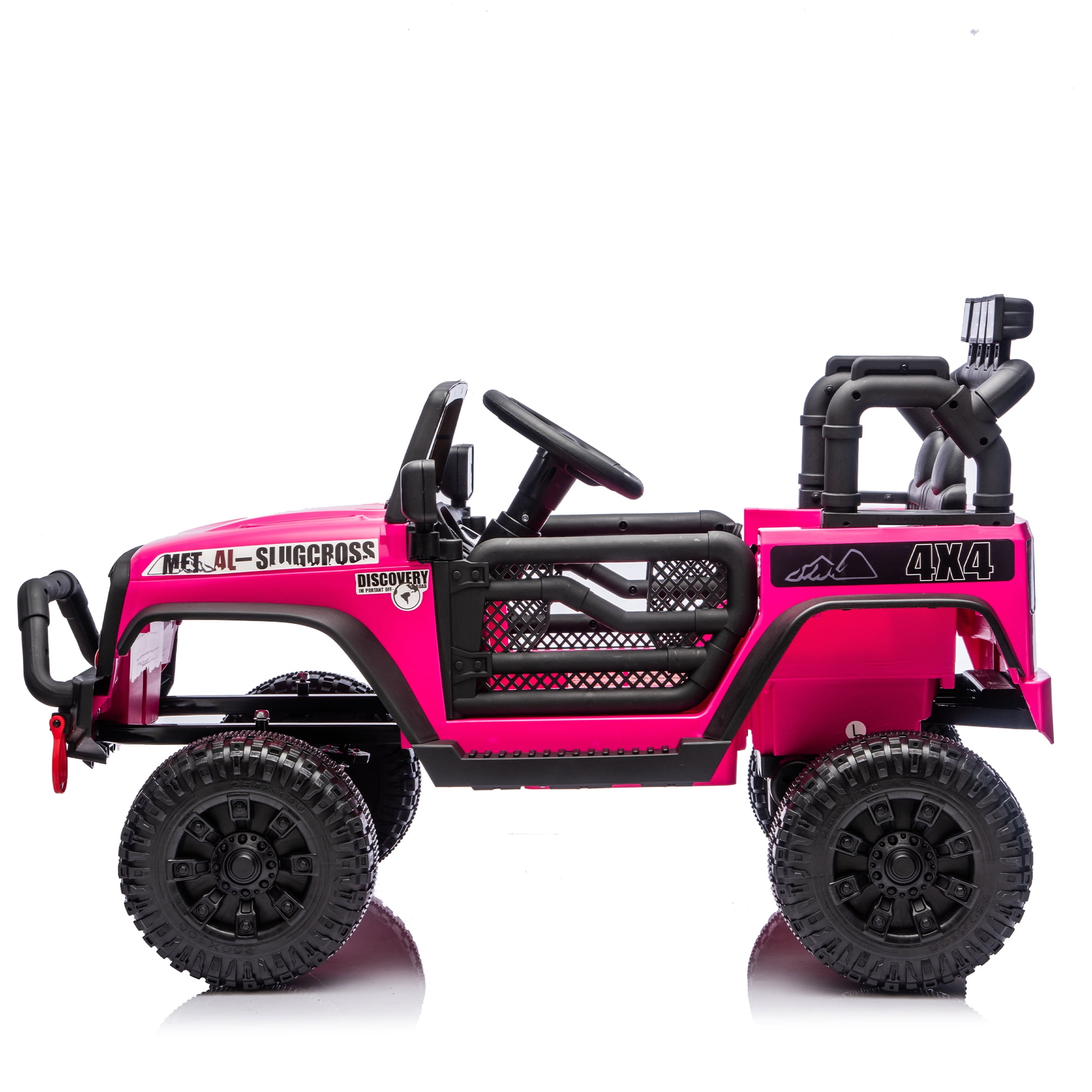 HappyToysWorldGulunbur 24V Electric Ride On Car for Kids, 400W High-Power Motor & 4-Wheel Suspension, Parents Can Drive with Remote or Kids Self Drive, Bluetooth, LED Dashboard, for Boys Girls 3+