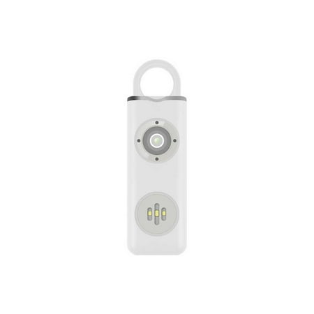 

Redempion Woman Personal Alarms Portable Battery Powered 130mAh Type-C 130db LED Lighting Outdoor Girls Kids Student Security Alerts White