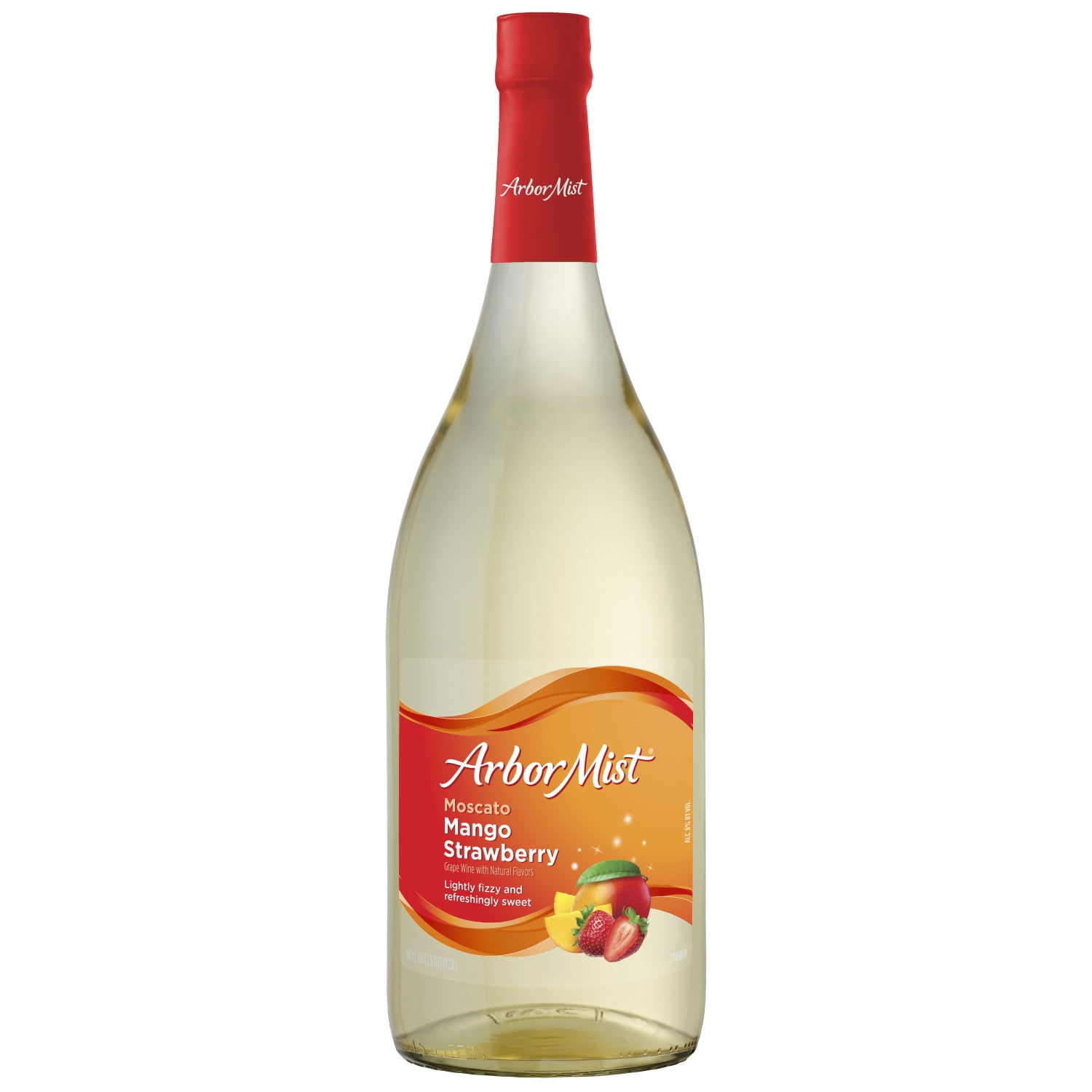 Arbor Mist, Mango Strawberry Moscato Fruit Wine, 1.5L Bottle