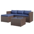thumbnail image 7 of ELPOSUN 5-Piece Patio Furniture Set,Patio Conversation Set All-Weather Wicker Outdoor Sectional Sofa Set with Table & Cushions, Blue, 7 of 7