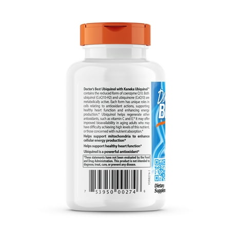 Ubiquinol with Kaneka, 200 mg, 30 Softgels, Doctor's Best