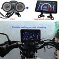 thumbnail image 2 of Waterproof Motorbike Dashboard Odometer 12V Speed Measurement Instrument Cluster Panel LED Tachometer for 150 Riders, 2 of 8