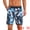 Blue White, variant on DARING DIVA Men's Swimming Elastic Liner Drawstring Beach Shorts with Pocket 28 Black Red