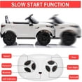 thumbnail image 5 of Geetinfly 12V Licensed Land Rover Kids Electric Ride-On Car, 2 Motors, 3 Speeds, 4.5Ah Battery, Remote Parental Control - White, 5 of 8