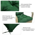 thumbnail image 5 of SHANNA Outdoor Chair Cushions, 2 Pack Tufted Thicken Waterproof Patio Chair Pad Wicker Chair Seat Cushion with Non-Slip Ties for Outdoor Furniture, Green, 5 of 11