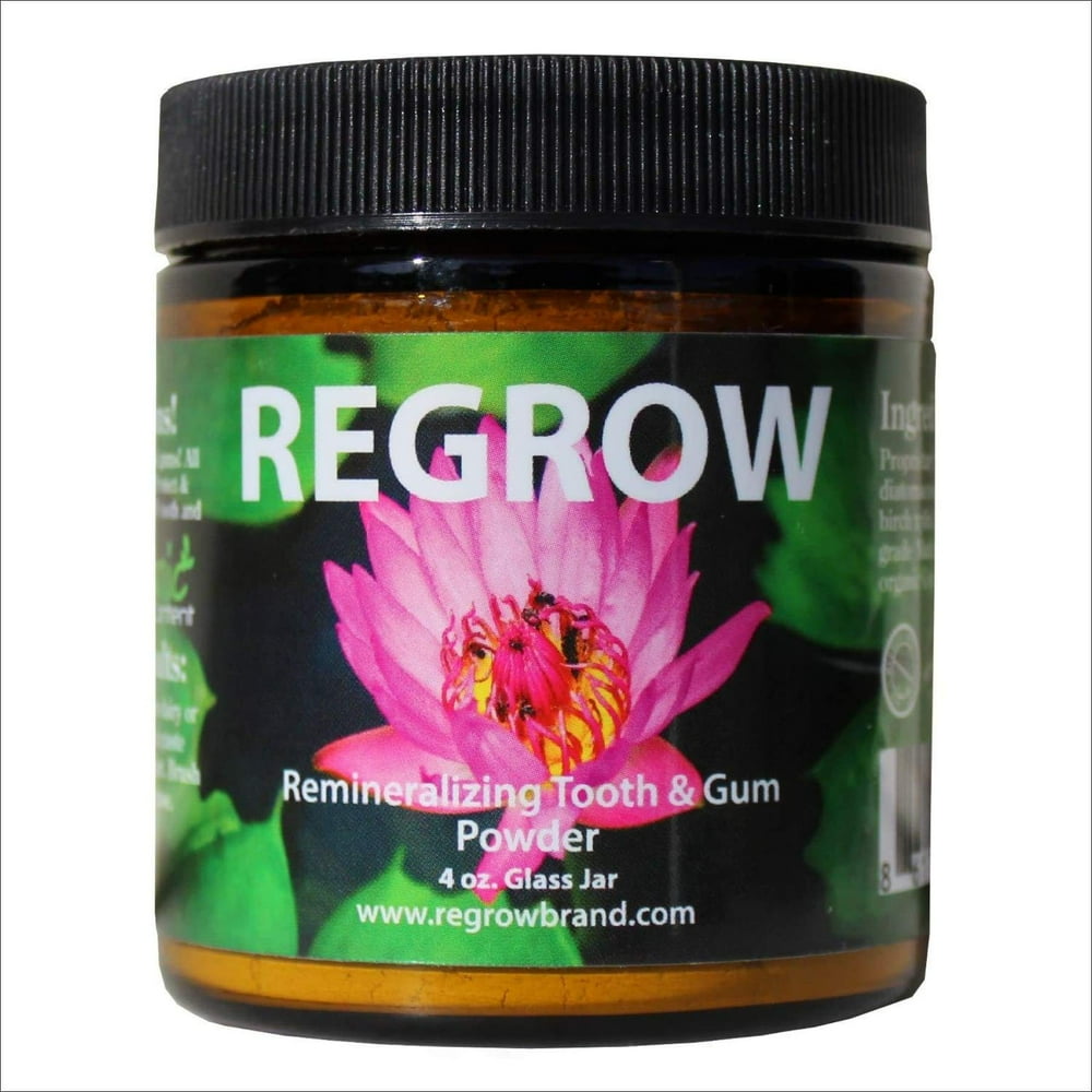 REGROW Remineralizing Tooth Powder Stop Sensitive Teeth and Gums