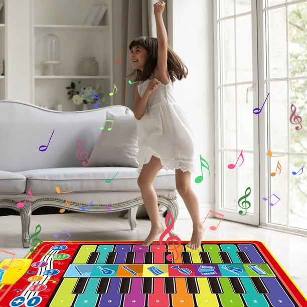 Alfombra Musical Alfombra Musical para bebé tapete para teclado de Piano con sonido