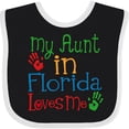 thumbnail image 3 of Inktastic My Aunt in Florida Loves Me Boys or Girls Baby Bib, 3 of 4