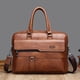thumbnail image 2 of Bolso de mano para hombre, moderno bolso de hombro horizontal, moderno bolso de negocios tipo bandolera para hombre, maletín para ordenador, 2 of 6