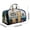 E, variant on E Patchwork Vintage Travel Bag Overnight Duffle For Women Retro Print Casual Vacation Weekender