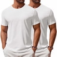 thumbnail image 2 of COOFANDY Mens Muscle T Shirts Casual Short Sleeve Shirt Crew Neck Cotton Tee Shirts 1 Pack Athletic Gym Shirts Basics Workout Shirts, 2 of 3