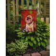 thumbnail image 2 of Carolines Treasures LH9314GF 11 x 15 Po. Drapeau de Noël Brussels Griffon Flocons de Neige Rouges et Verts - Taille Jardin, 2 of 3