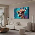 thumbnail image 3 of Cool Giraffe Sunglasses Digital Wall Art Canvas Poster Bedroom Decor Sports Landscape Office Room Decor Gift,Frame-style,20x30inch(50x75cm), 3 of 8