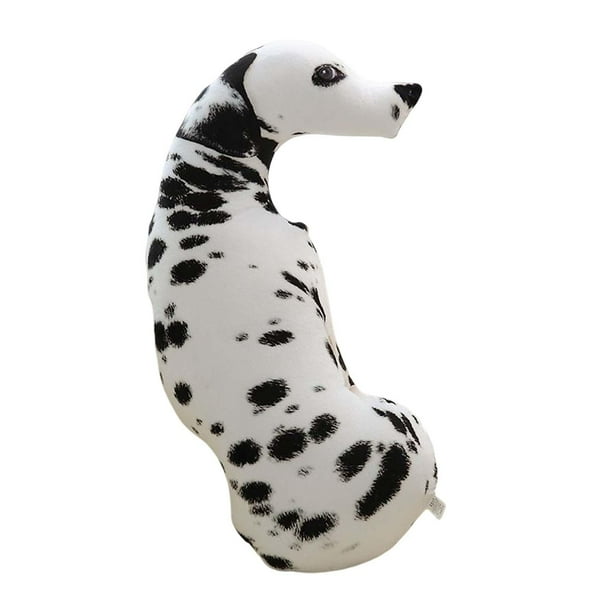 Cojín decorativo con forma de perro estampado, juguete de almohada de suelo 35 Perro manchado