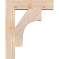 thumbnail image 3 of Ekena Millwork 3 1/2"W x 18"D x 22"H Westlake Block Smooth Bracket, Douglas Fir, 3 of 25