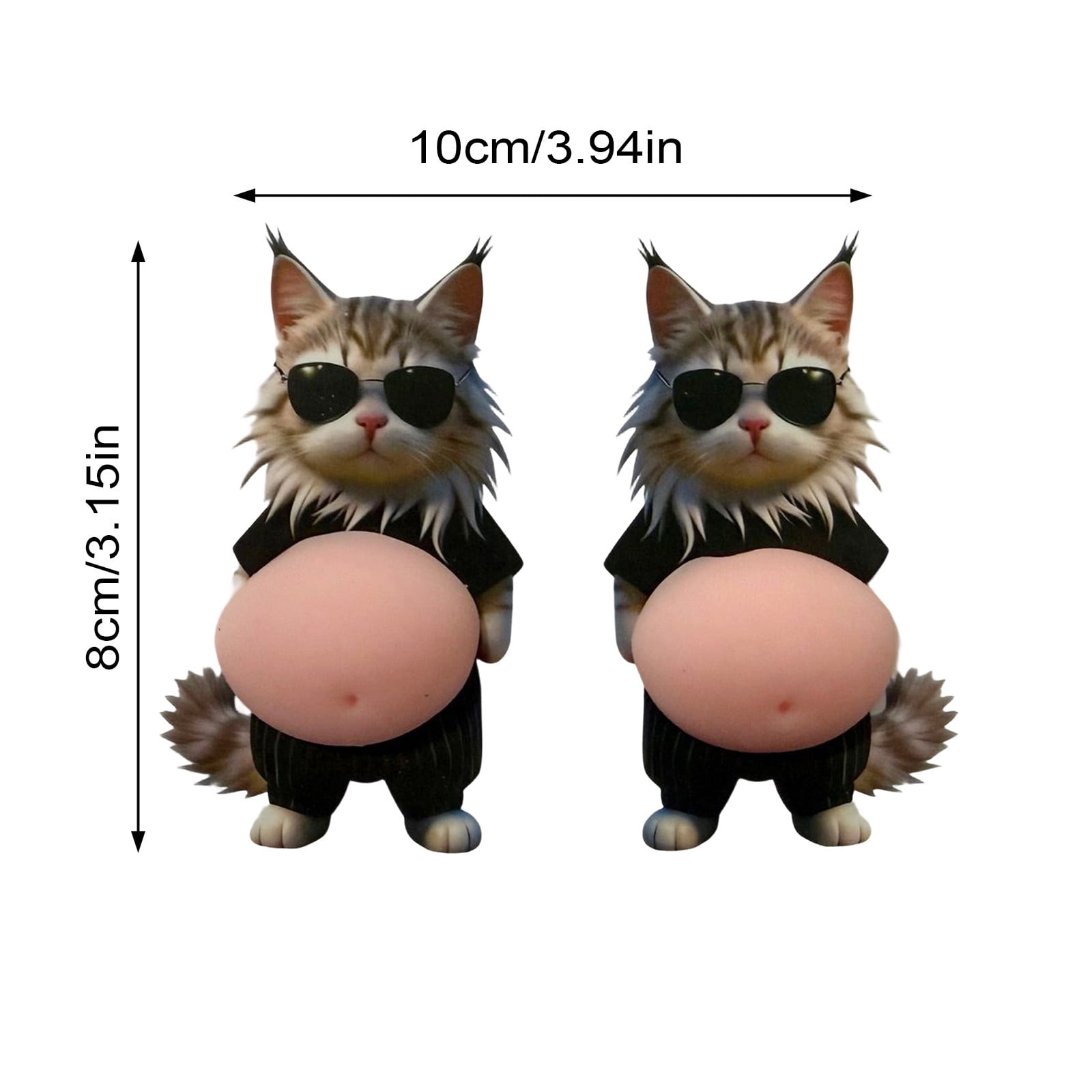 20 Pcs 3D Shiba Inu Dog Belly Stickers, Super Soft Silicone Anti-Collision Stickers, Cute Dog Belly Sticker as Car Door Protector, Table Edge Protector & Cute Decor Sticker for Home and Car