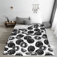 thumbnail image 5 of Vsdgher Hand Drawn Tomatoes Ultra-Soft Micro flannel Blanket Throw Blankets for Couch Sofa, Bed (4 sizes)-80"x60", 5 of 7