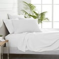 thumbnail image 5 of Bare Home 7 Piece Sheet Set, Microfiber, 2 Extra Pillowcases, Split King, White, 5 of 6