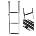 thumbnail image 4 of Telescoping Boat Ladder, Slip Proof Polished  Pool Ladder 3 Step With Short Circle Rope For Swimming Pools For Pontoons Docks, 4 of 8