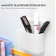 thumbnail image 5 of 2 Piezas de Caja de Almacenamiento Magnética, Portalápices Magnético, Portalápices de Pizarra Magnética con Compartimento para Refrigerador, Pizarra Blanca, Gabinete de Almacenamiento (Blanco), 5 of 5
