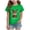 D3-Green, variant on sdbrld Kids Merry Christmas Gift Girls Xmas Cartoon Short Sleeve TShirts Tops for Fall Holiday Wear White Sizes 5-6 Years