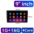 thumbnail image 1 of Radio de coche 2 din 7 9 10 "reproductor Multimedia Android GPS WIFI Auto CarPlay para Toyota Volkswagen Hyundai Kia Nissan Honda Lada Ford Tan Jianjun unisex, 1 of 2