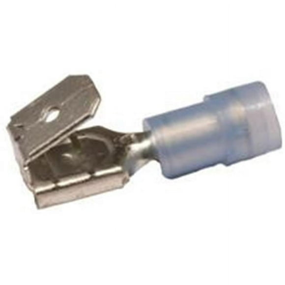Morris Products 12024 Nylon Insulated Double Crimp Piggy Back Disconnects - 16-14 Wire-.03 2 X.250 Tab- Pack Of 100