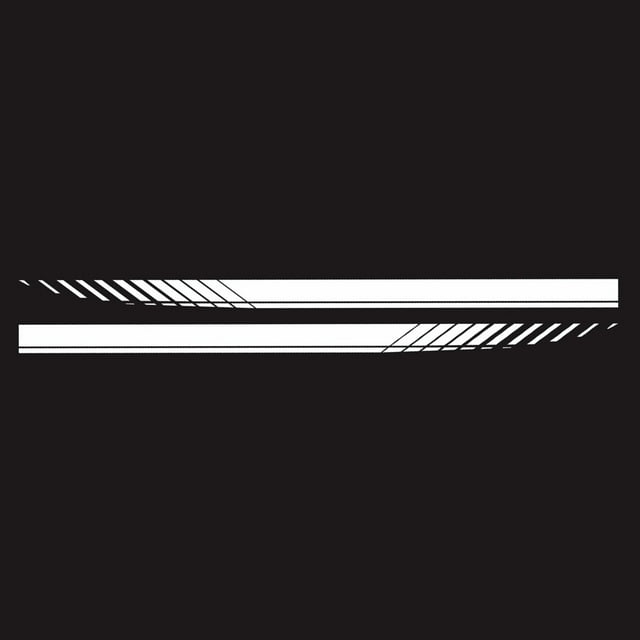 Amdohai Universal Car Sticker Strip Style Racing Car Body Side Roof Hood Decal for All Cars Decal