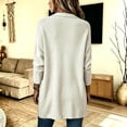 thumbnail image 6 of Szhihuiw Lightweight Cardigans for Women Collared Long Sleeve Fall Tops with Pockets Business Casual Oversized Cardigans Fashion Clothing, 6 of 7