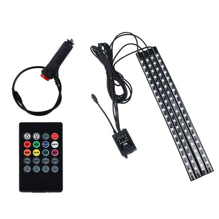 

MIUBAGIAL Refitting Led Interior Ambience lamp USB Ambience Lamp Under Foot 72 Led