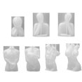thumbnail image 4 of Molde de silicona para decoración de estatuas corporales, vela de aromaterapia, cuerpo femenino tímido, mano, cuerpo masculino, madre, familia, 4 of 5