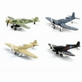 thumbnail image 3 of 4D 1/48 WW II Fighter BF-109 Spitfire F4U Hurricane P-51 Assembly Puzzle Model Military Airplane Toy, 3 of 10