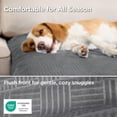 thumbnail image 4 of Waterproof Couch Cover for Dogs Washable - Waterproof Blanket for Large Dogs Couch Sofa Bed Cozy, Lightweight Furniture Protector for Pet Cat Quick Drying, Charcoal, 52x82IN, 4 of 8