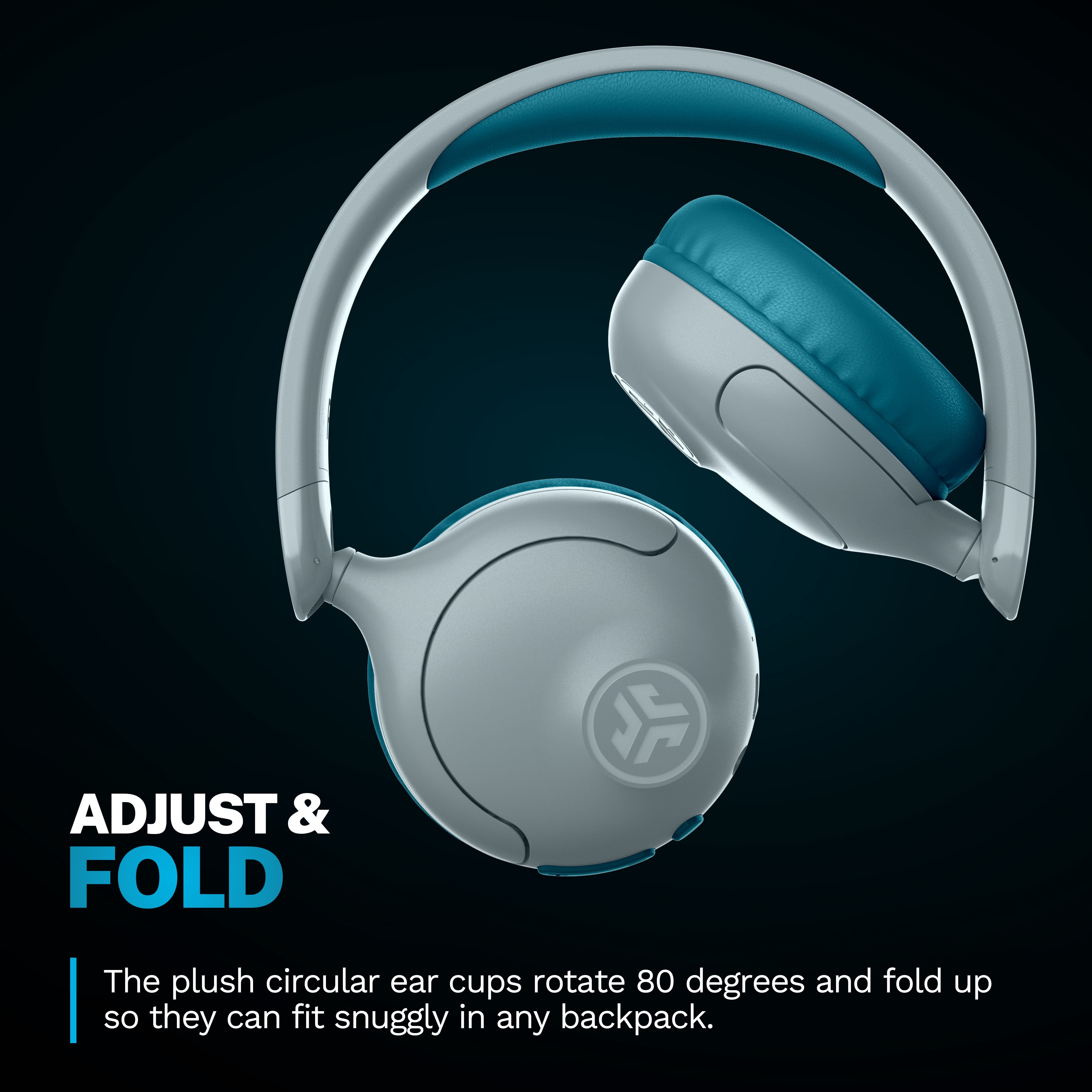 JLab JBuddies Pop Wireless Kids Headphones Teal thumbnail 10