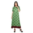 thumbnail image 4 of Moomaya Printed Kurta Dress Summer Wear Ladies Kurti Long Tunic Tops For Women, 4 of 5