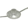 thumbnail image 4 of Evelyn&Zoe Modern Metal Floor Lamp with Seeded Glass Shade, 4 of 10