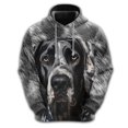 thumbnail image 3 of Sudadera con estampado de cara de perro divertida, sudadera con capucha de bulldog francés y corgi para hombre, chándal con pastor alemán y dachshund, sudaderas con capucha para perros, 3 of 5