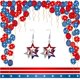 thumbnail image 4 of Xihbxyly Pendientes Del Día de La Independencia, Diseño Colgante de Acrílico Colorido, Ligeros y Resistentes, Accesorio de Moda para Fiestas, Bodas y Celebraciones, Tamaño 3 X 4 Cm, Juego de 2, 4 of 6