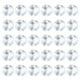 thumbnail image 1 of Cuentas de cristal K9 en forma de octágono con 2 agujeros, paquete de 30, cuentas colgantes de prismas de candelabro de 14 mm, transparentes, 1 of 7