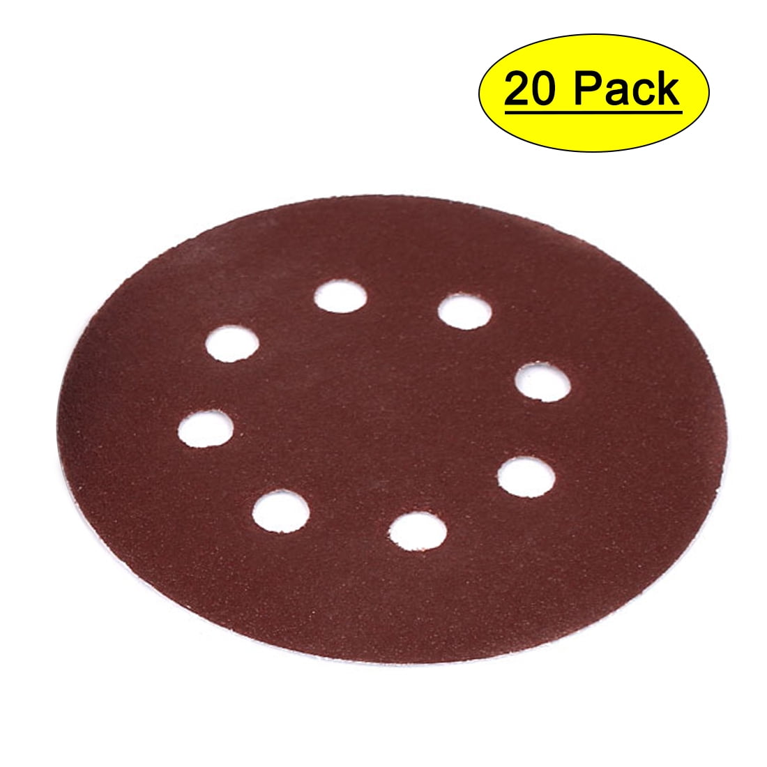 uxcell5-inch Dia 400 Grit 8 Holes Sanding Disc Sandpaper 20pcs