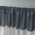 thumbnail image 6 of Exclusive Home Darma Sheer Linen Rod Pocket Curtain Panel Pair, 50"x84", Indigo, 6 of 6