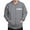 Graphite Gray, variant on CafePress - Justvotebanner2 Sweatshirt - Zip Hoodie, Classic Hooded Sweatshirt with Metal Zipper