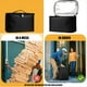 thumbnail image 5 of Bolsa de Picnic de Gran Capacidad de 10 Litros, Lonchera Portátil para Acampar Al Aire Libre, Bolsa Aislante Impermeable para Refrigeración del Automóvil, Color Negro, 5 of 5