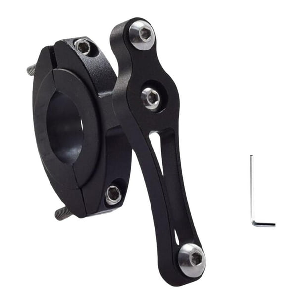 Adaptador de montaje para portabidón de bicicleta de carretera, adaptador de montaje para soporte de manillar para ciclismo Negro