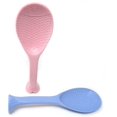 thumbnail image 1 of 2PCS Wheat Straw Fish Shaped Standing Rice Spoons Rice Paddle Spoons Upright Rice Ladle Sushi Shovel for Kitchen (2 Color), 1 of 7